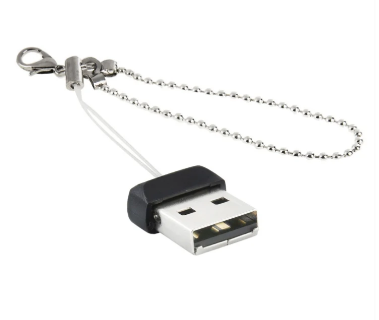 32GB Mini USB Flash Drive with Chain for PC and Laptop
