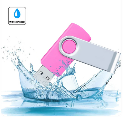 USB Flash Drive 128GB 64GB 32GB 16GB 8GB 4GB Swivel Pen Drive Portable Memory Stick USB 2.0