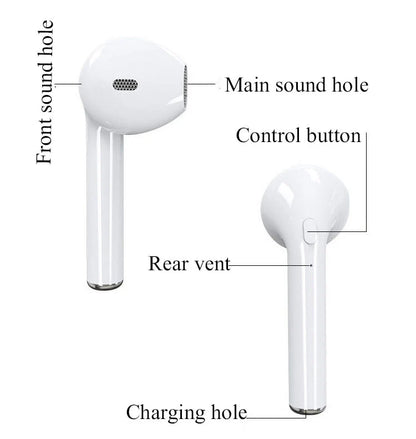 Wireless Bluetooth Earbuds with Charging Case & Touch Control